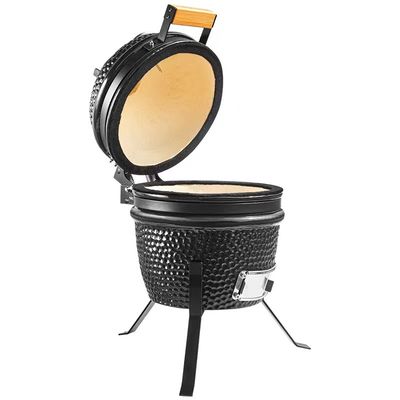 Griglia Kamado da 13 pollici di colore nero 32 cm Resistenza al fuoco di alto grado