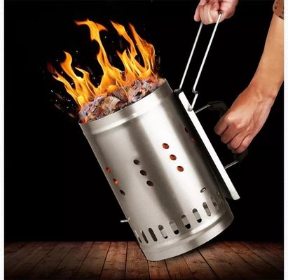 Barbecue Carbone Camino Starter Utensili da cucina Acciaio zincato resistente