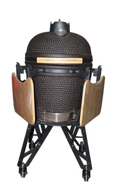 Outdoor 20 Inch Kamado Grill Carbone Colore Nero Opaco 50cm Stoviglie