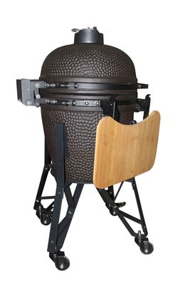 Outdoor 20 Inch Kamado Grill Carbone Colore Nero Opaco 50cm Stoviglie