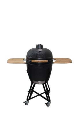 Colore nero 57 cm 22 pollici Kamado Grill Utensili da cucina in ceramica