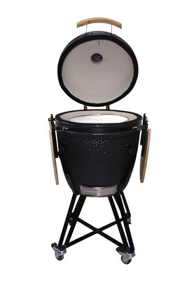 Colore nero 57 cm 22 pollici Kamado Grill Utensili da cucina in ceramica