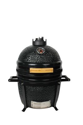 Griglia Kamado a carbone per esterni da 16 pollici in ceramica colore nero 40 cm