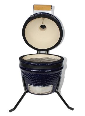 Griglia Kamado in ceramica da 13 pollici per esterni color carbone 32 cm
