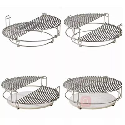 Accessori per griglia Kamado in acciaio inossidabile Dividi e conquista barbecue