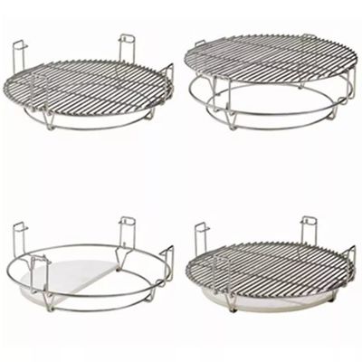 Accessori per griglia Kamado in acciaio inossidabile Dividi e conquista barbecue