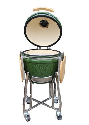 Utensili da cucina Kamado Grill da 48 cm 18 pollici tutto in un colore verde