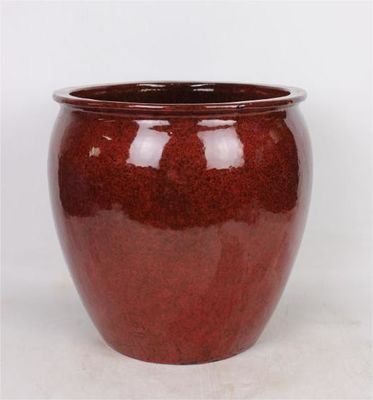 Vasi per piante smaltati all'aperto fatti a mano in ceramica 13,5'' 18'' 23''