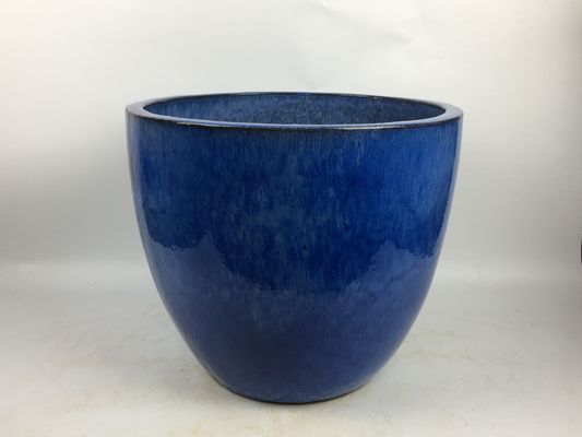 Vaso per piante da esterno smaltato rotondo 3 Vaso per fioriera smaltato 14 '' 18 '' 22 ''