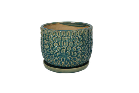 Vasi in ceramica per interni per piante da appartamento da 6 pollici e 8 pollici