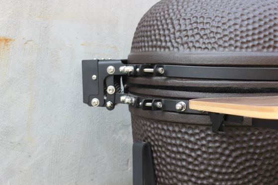 Griglia a carbone in ceramica da 20 pollici colore nero opaco 51 cm per esterni