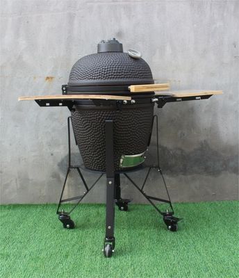 Griglia a carbone in ceramica da 20 pollici colore nero opaco 51 cm per esterni