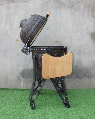 Griglia per barbecue in ceramica da 20 pollici per esterni colore nero opaco 51 cm