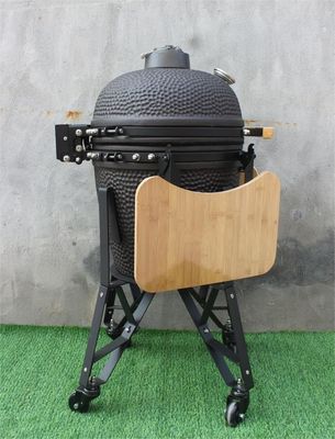 Griglia per barbecue in ceramica da 20 pollici per esterni colore nero opaco 51 cm