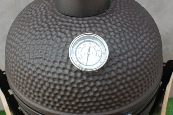 Griglia Kamado in ceramica da 20 pollici per esterni colore nero opaco 51 cm