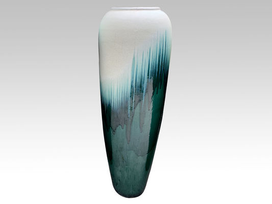 Il livello all'aperto ceramico del vaso ha infornato i vasi ceramici per a 47 pollici esterno - vaso alto